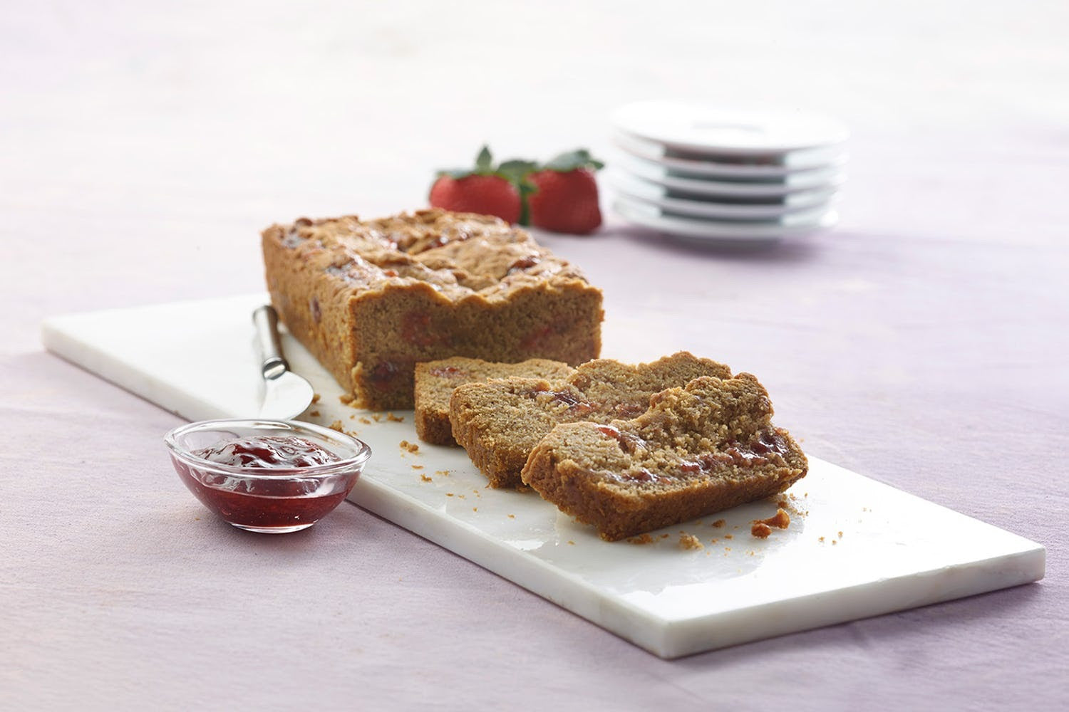 Peanut Butter & Jelly Banana Bread